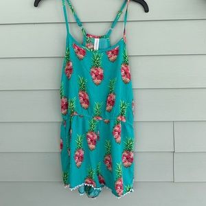 Aeropostale romper summer pineapple floral